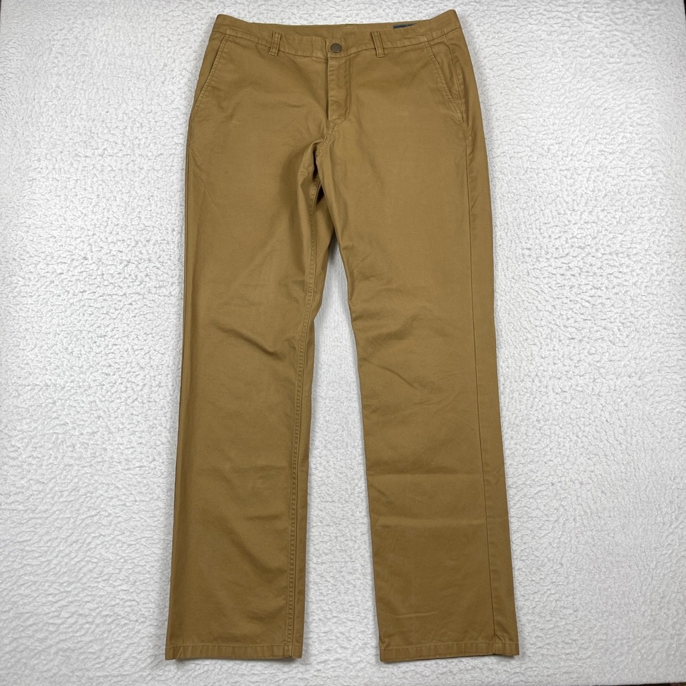 Bonobos Chinos Mens 33x31 Brown Straight Coffee Liqueur Preppy Business Casual